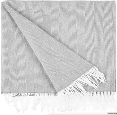 Плед «Гирвас», светло-серый фото