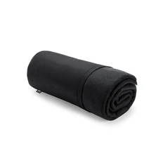 Плед из переработанного полиэстера Kayla, черный фото