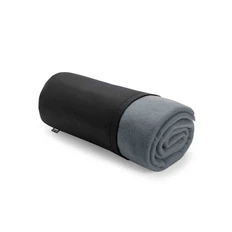 Плед из переработанного полиэстера Kayla, серый фото