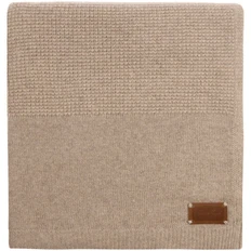 Плед из шерсти мериноса Rene Royal Jotta, бежевый фото