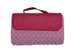 Плед Jacquard, красный фото