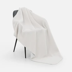 Плед Manevr Oblako, белый фото