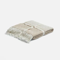 Плед Molti Ladakh, бежевый фото