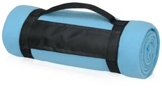 Плед флисовый Нежность, голубой фото