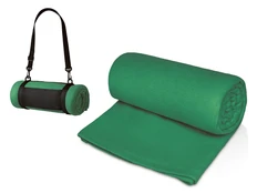 Плед «Нежность» с ремешком на плечо, зеленый фото