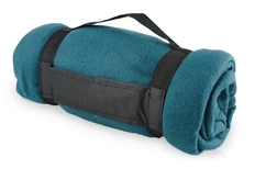 Плед Нежность, серый / синий фото