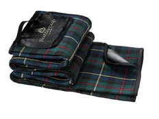 Плед Park, зеленый, разноцветный фото