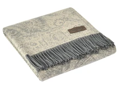 Плед полушерстяной Marzotto Magnolia, коричневый фото