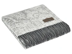 Плед полушерстяной Marzotto Magnolia, серый фото