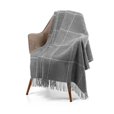 Плед «Шамони», серый фото