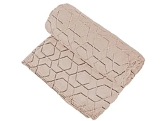 Плед светящийся в темноте Lattice, бежевый фото