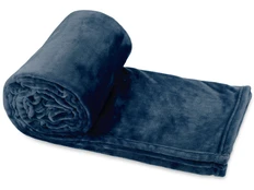 Плед «Тедди», темно-синий фото