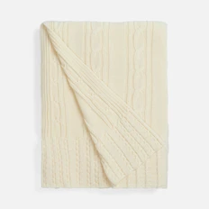 Плед Teplo Remitti, белый фото