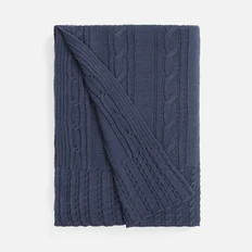 Плед Teplo Remitti, синий фото