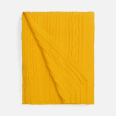 Плед Teplo Remitti, желтый фото