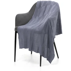 Плед Teplo Rombus, серый фото