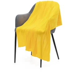 Плед Teplo Rombus, желтый фото