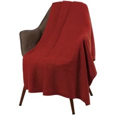 Плед Teplo Sheerness, ярко-коричневый фото