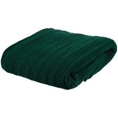 Плед Teplo Termoment, темно-зеленый фото