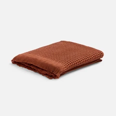 Плед вафельный Molti Elenglect, оранжевый фото