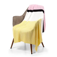 Плед Very Marque Friolenta, желтый / розовый фото