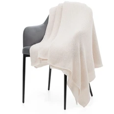 Плед Very Marque Knitly, белый фото