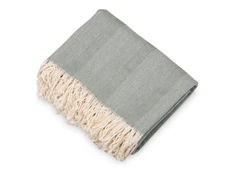 Плед из натурального хлопка Hild, серый фото