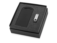 Подарочный набор Jack Nicholson с флешкой и зарядным устройством, черный, серый фото