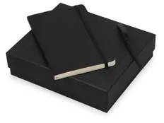 Набор подарочный Moleskine Amelie: блокнот А5, ручка шариковая, черный фото
