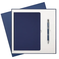 Подарочный набор Portobello Trend Moon River: ежедневник недатированный, ручка, синий фото