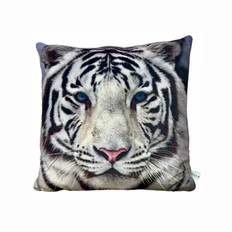 Подушка «Бенгальский Тигр», черная / белая фото