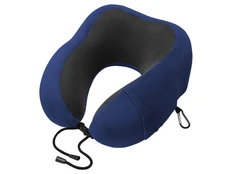 Подушка для путешествий с эффектом памяти Dream, темно-синяя / темно-серая фото