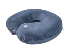 Подушка для путешествий с эффектом памяти Drowsy, светло-синяя фото
