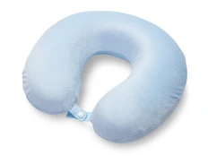 Подушка для путешествий с эффектом памяти Basic, голубая фото
