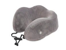 Подушка для путешествий с эффектом памяти Bluewinder, серая фото