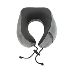 Подушка для путешествий в футляре Cloud, серая фото