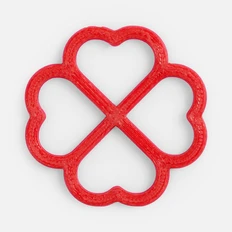 Подвеска Flora, 3D-печать на заказ, клевер фото