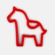 Подвеска «Лошадка с седлом», 3D-печать на заказ фото