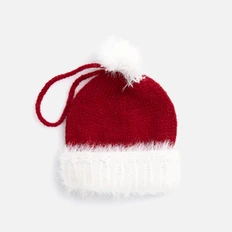 Подвеска на елку «Вьюшка», шапочка, красная фото