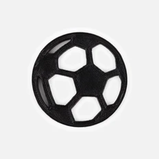 Подвеска Sport, футбол, 3D-печать на заказ, черная фото