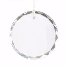 Подвеска-украшение стеклянное Vitre с гравировкой на заказ фото