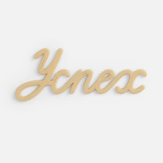 Подвеска Word «Успех», 3D-печать на заказ, желтая фото