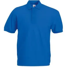 Поло мужское Fruit of the Loom Pocket Polo 180, королевское синее фото