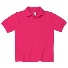 Поло детское B&C Safran Kids, розовое фото