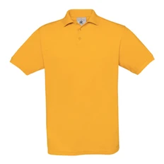 Футболка поло мужская B&C Safran, темно-желтая фото