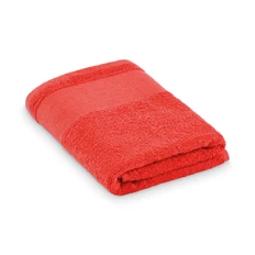 Полотенце для рук из хлопка с петлей для подвешивания, 380 г/м², 50x100 см, красное фото
