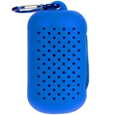 Полотенце охлаждающее в силиконовом чехле Narvik, синее фото