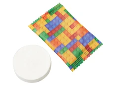 Полотенце прессованное для душа, белое фото