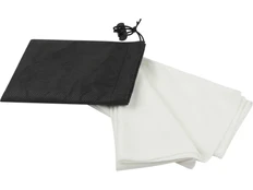 Полотенце спортивное из переработанного полиэстера Lucas, 30х80 см, белое фото