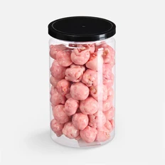 Попкорн Carambole, карамельный в глазури «Клубника» фото